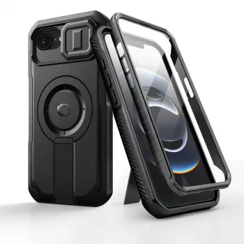 Tech-Protect Kevlar MagSafe Case for Apple iPhone 17e / 16e - Black