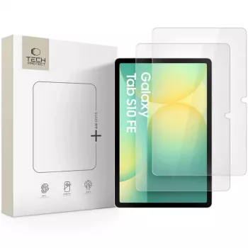 Tech-Protect Glass Fit+ Tempered Glass Screen Protector for Samsung Galaxy Tab S7/S8/S9 11.0 / S9 FE/S10 FE 10.9 - Transparent (2 Pack)