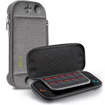 TECH-PROTECT Slim Pouch for Nintendo Switch 2, Dark Grey