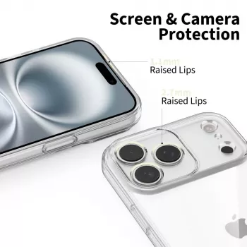 Tech-Protect Flexair iPhone 17 Pro Max Clear Back Cover