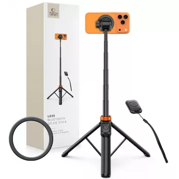 TECH-PROTECT L03S MagSafe Bluetooth Selfie Stick Tripod Black