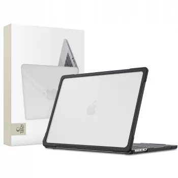 Tech-Protect Velar Hard Shell Case for MacBook Air 15 M2-M5 2023-2026 Black/Matte Clear