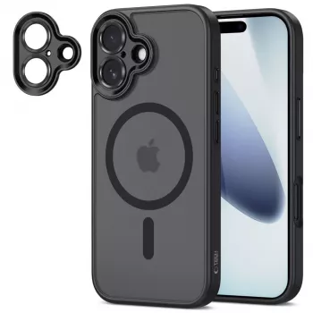 Tech-Protect Magcam Magsafe iPhone 17 Matte Black Case
