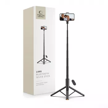 Tech-Protect L09S Selfie Stick & Tripod Black