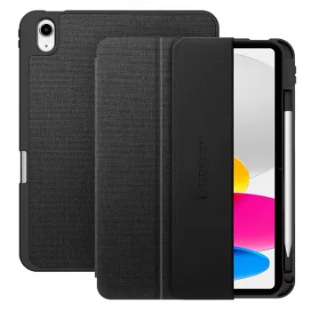 Tech-Protect SC Pen Canvas Folio Case for iPad 10.9 inch (10th Gen, 2022) and iPad 11 inch (11th Gen, 2025) - Black