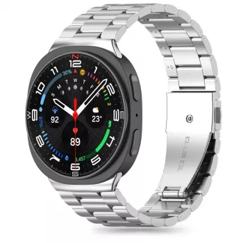 Tech-Protect Stainless Steel Band for Samsung Galaxy Watch 8 / Classic (40/44/46 mm) Silver