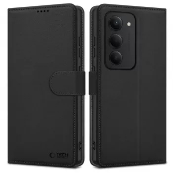 Tech-Protect Wallet Case for Xiaomi Redmi 15 4G / 5G, Black