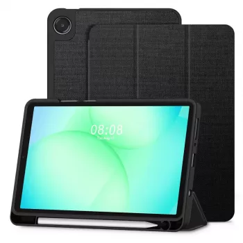 Tech-Protect SC PEN Canvas Case for Samsung Galaxy Tab A9 / A11 8.7 inch X110 / X115 / X133 / X135, Black