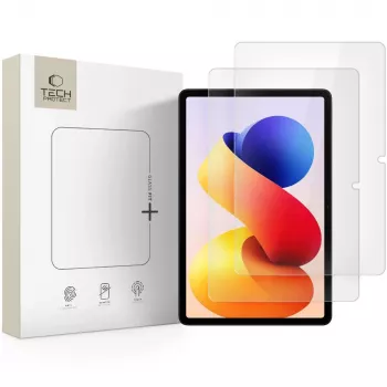 Tech-Protect Glass Fit+ Tempered Glass Screen Protector 2-Pack for Xiaomi Poco Pad M1 / Redmi Pad Pro / 2 Pro 12.1 Clear
