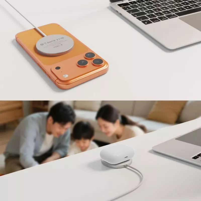 TECH-PROTECT A50 Magnetic MagSafe Wireless Charger 25W Qi2.2 White