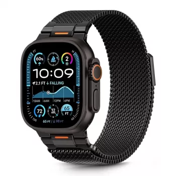 Tech-Protect Milano Vanguard for Apple Watch 8 / 9 / 10 / 11 / SE / Ultra (44 / 45 / 46 / 49 mm) Black