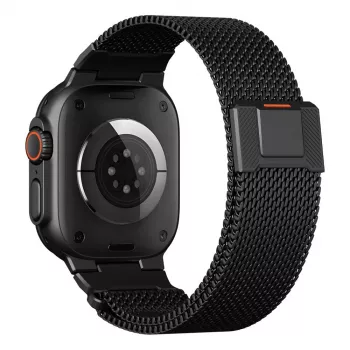 Tech-Protect Milano Vanguard for Apple Watch 8 / 9 / 10 / 11 / SE / Ultra (44 / 45 / 46 / 49 mm) Black