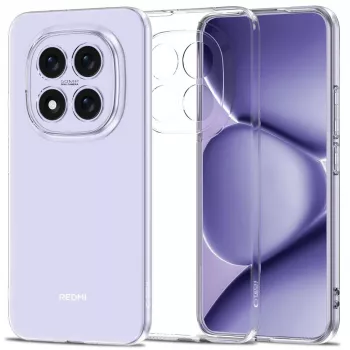 Tech-Protect Flexair Case for Xiaomi Redmi Note 15 Pro 5G, Clear TPU Back Cover