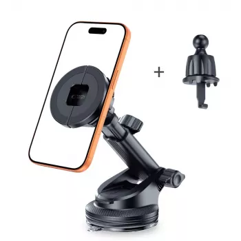 TECH-PROTECT N62 2-in-1 Universal & Magnetic MagSafe Dashboard & Vent Car Mount Black