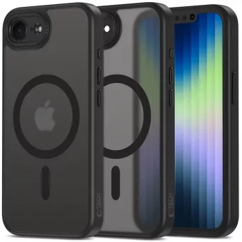 Tech-Protect Magcam Magsafe iPhone 16E/17E Matte Black Case