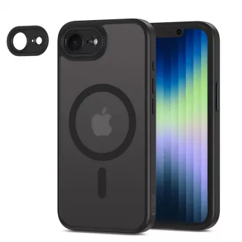 Tech-Protect Magcam Magsafe iPhone 16E/17E Matte Black Case