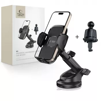 TECH-PROTECT V3 Universal Dashboard & Vent Car Mount Black