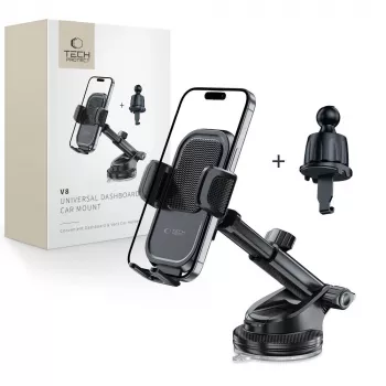 TECH-PROTECT V8 Universal Dashboard & Vent Car Mount Black