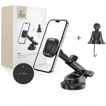 TECH-PROTECT N59 Magnetic Dashboard & Vent Car Mount Black