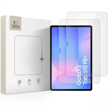 Tech-Protect Glass Fit+ Tempered Glass Screen Protector for Samsung Galaxy Tab S10 FE+ 13.1 X620 / X626B – Transparent – 2 Pack