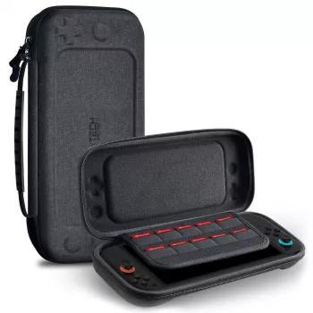 TECH-PROTECT Hard Pouch for Nintendo Switch 2, Dark Grey