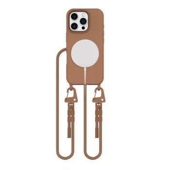 Tech-Protect Magnecklace MagSafe Case for iPhone 16 Pro Max Brown