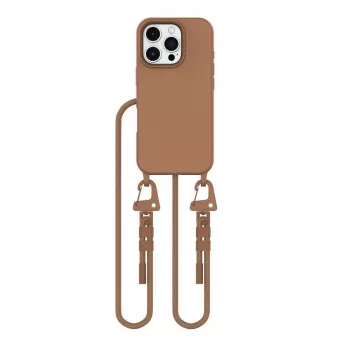 Tech-Protect Magnecklace MagSafe Case for iPhone 16 Pro Max Brown