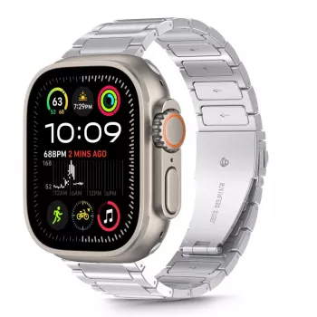 TECH-PROTECT STAINLESS CLASSIC APPLE WATCH 8 / 9 / 10 / 11 / SE / ULTRA (44 / 45 / 46 / 49 MM) SILVER