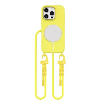 Tech-Protect Magnecklace Magsafe Case for Apple iPhone 16 Pro Yellow