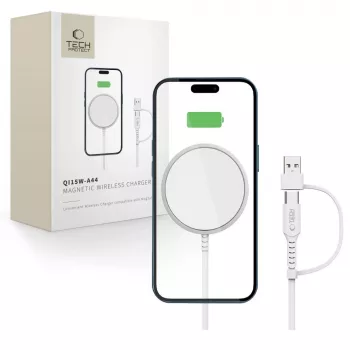 Tech-Protect QI15W-A44 MagSafe Wireless Charger White