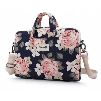 Canvaslife 15-16 Navy Rose Laptop Sleeve Case