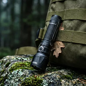 VAYOX Tactical Flashlight 2000lm White + Red Light + Green Laser VA0457