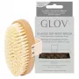 GLOV Dry Body Brush - Natural Tampico Bristles, Beechwood Handle, Ergonomic Hand Strap for Exfoliation and Massage