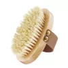 GLOV Dry Body Brush - Natural Tampico Bristles, Beechwood Handle, Ergonomic Hand Strap for Exfoliation and Massage