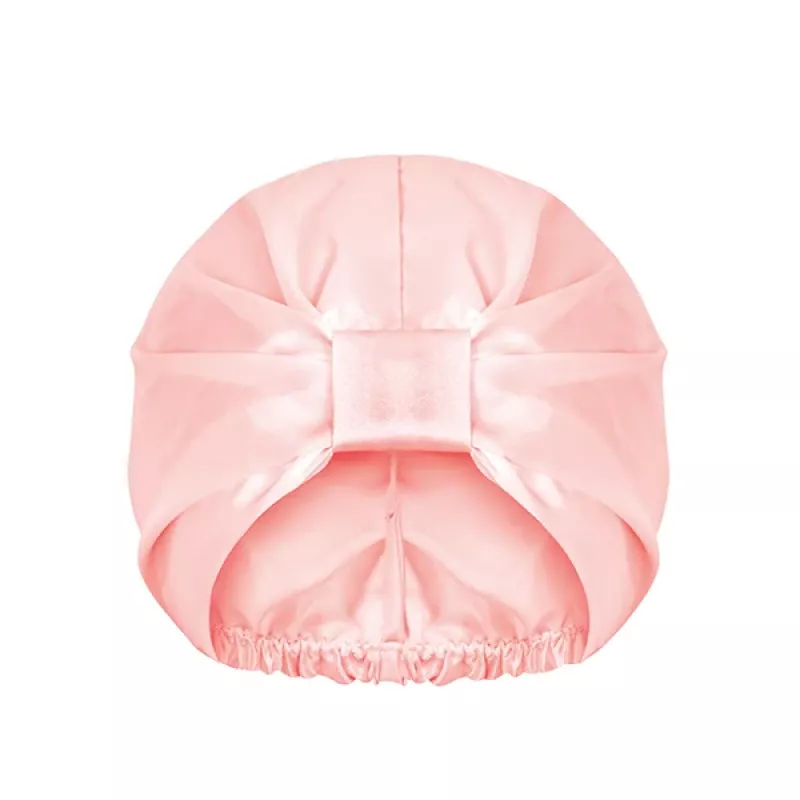 GLOV Satin Hair Bonnet for Curly and Styled Hair - Anti-Frizz, Reduces Friction, Prevents Breakage - Black