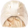 GLOV Satin Hair Bonnet for Curly and Styled Hair - Anti-Frizz, Champagne