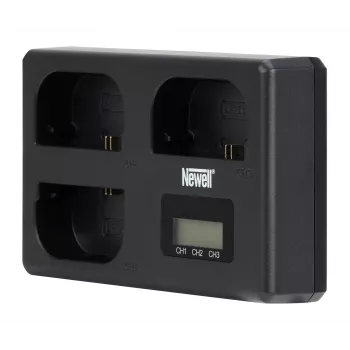 Newell TT-USB-C Triple Channel Charger for Canon LP-E6 Batteries