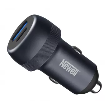 Newell CC-001 PD 89W Car Charger with USB-C PD 65W and USB-A QC 3.0, Black
