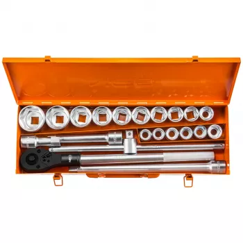 NEO TOOLS Socket Wrenches 3/4 inch, Set of 21