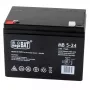 LEAN CARS AGM Gel Battery 12V 5Ah for 24V Vehicle