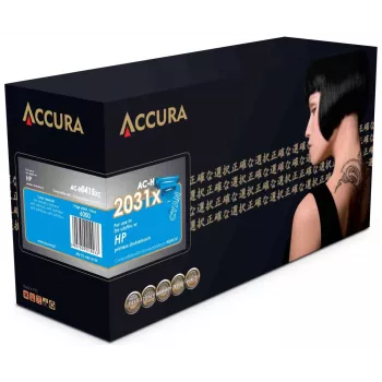 Accura Compatible Toner Cartridge HP No. 415X (W2031X) - Cyan, High Yield, 5000 Pages