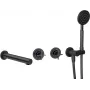 DEANTE Concealed Bath Faucet with Shower Set - Matte Black