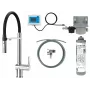 DEANTE Kitchen Faucet with Water Filtration Set, Flexible Spout, Matte Black