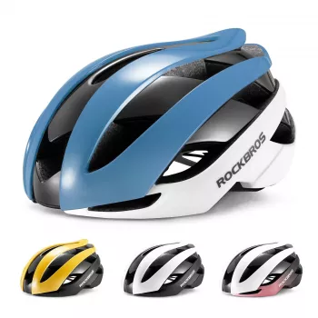ROCKBROS Road Cycling Helmet L 58-61 cm Blue-White 10110004003