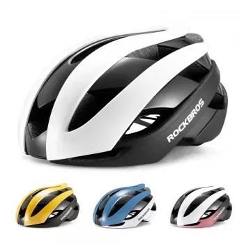 ROCKBROS Cycling Helmet 10110004001 Size L - White-Black