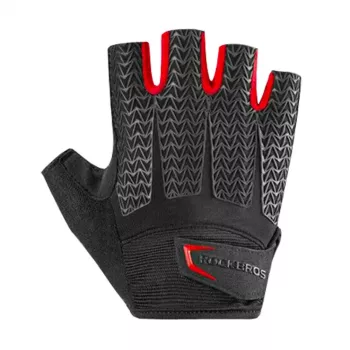 ROCKBROS Cycling Gloves S169BR XXL with Gel Padding - Black/Red