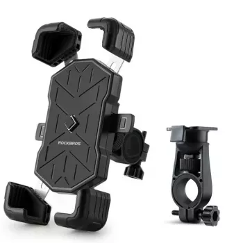 ROCKBROS Bike Phone Mount 25210030001 Handlebar Clamp Black