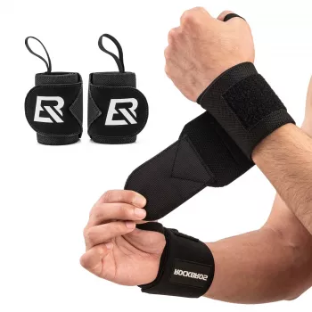 ROCKBROS Sports Wristband 0431001 Black (2-Pack)