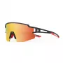 ROCKBROS Kids Cycling Glasses, Polarized, UV400 Protection, Black Frame, Grey Lens
