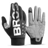 ROCKBROS Winter Cycling Gloves Full Finger Thermal Fleece XL Black Grey